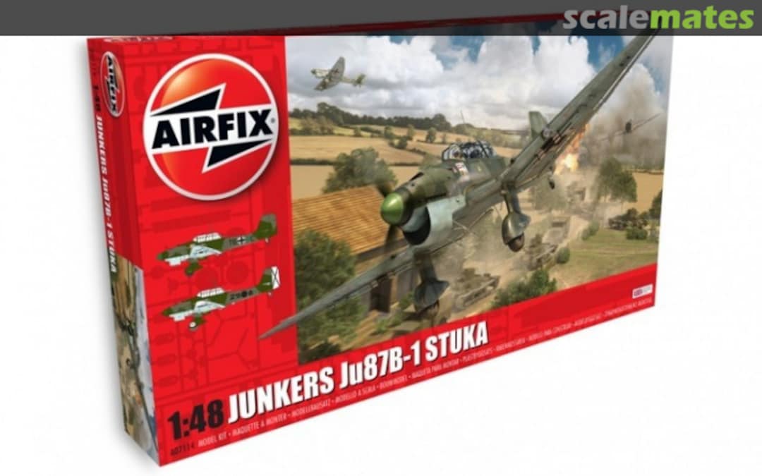 Boxart Junkers Ju87B-1 Stuka A07114A Airfix Boxart Junkers Ju87B-1 Stuka A07114A Airfix