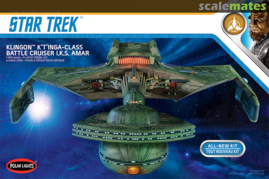 Boxart Klingon K't'inga-Class Battle Cruiser I.K.S. Amar 950/PLL950 Polar Lights Boxart Klingon K't'inga-Class Battle Cruiser I.K.S. Amar 950/PLL950 Polar Lights
