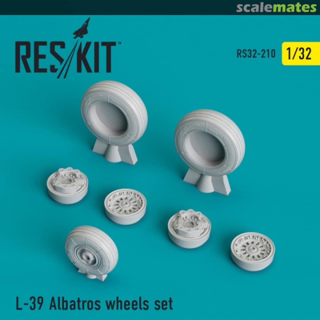 Boxart L-39 Albatros - wheels set RS32-0210 ResKit Boxart L-39 Albatros - wheels set RS32-0210 ResKit
