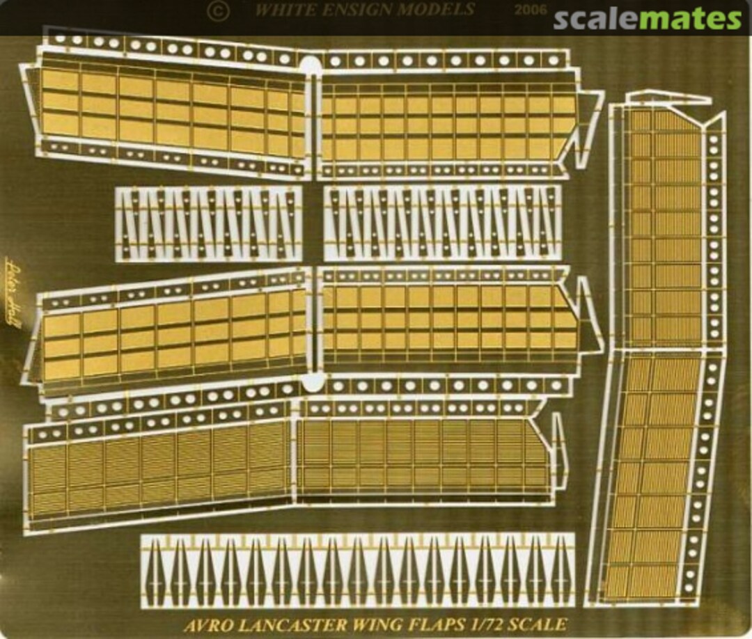 Boxart Avro Lancaster - PE Wing Flaps PE 7229 White Ensign Models Boxart Avro Lancaster - PE Wing Flaps PE 7229 White Ensign Models