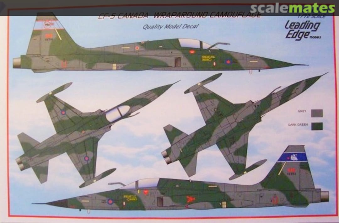 Boxart CF-5 Canada Wraparound Camouflage 72.85 Leading Edge