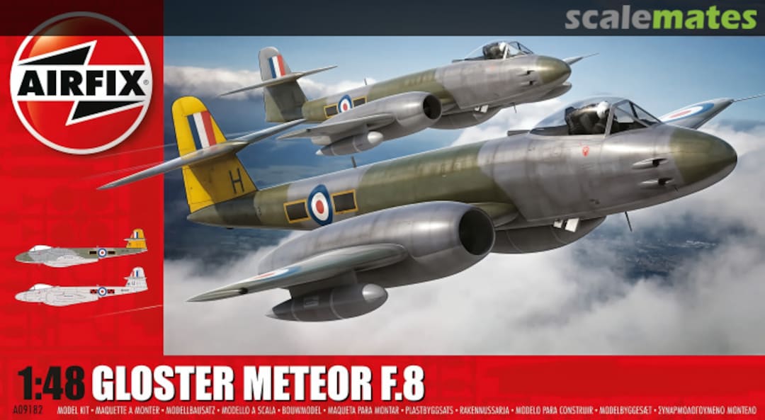 Boxart Gloster Meteor F.8 A09182 Airfix Boxart Gloster Meteor F.8 A09182 Airfix