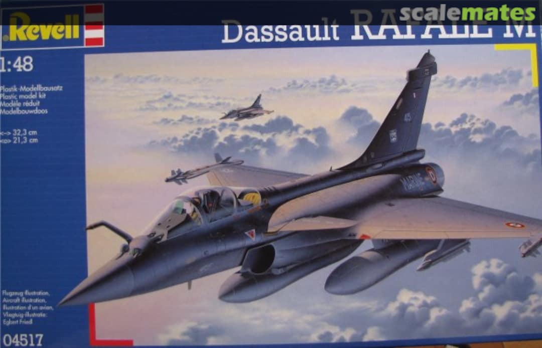 Boxart Dassault Rafale M 04517 Revell Boxart Dassault Rafale M 04517 Revell