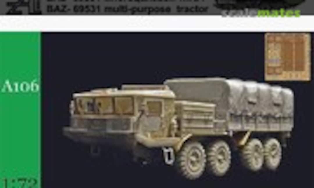 1:72 BAZ-69531 Multi-purpose tractor (Alex Miniatures A106) A106