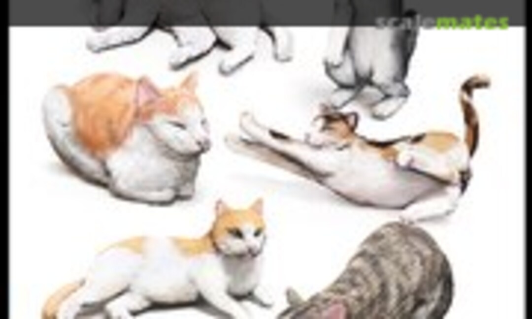 1:24 Cats Set (6pcs) (Tori Factory ZA-008A) ZA-008A