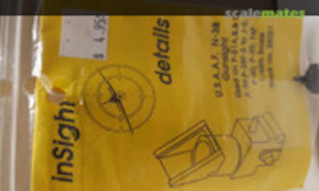 1:48 U.S.A.A.F. N-3B Gunsight P-51A, B & C;A-36;P38F-5 to J-5;P-40;P-39; F4F (Insight 25001) 25001