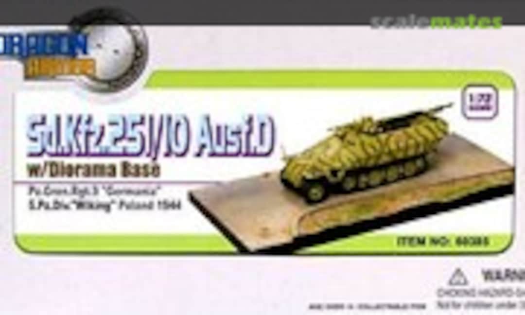 1:72 Sd.Kfz.25Ausf.D w/Diorama Base (Dragon Armor 60385)