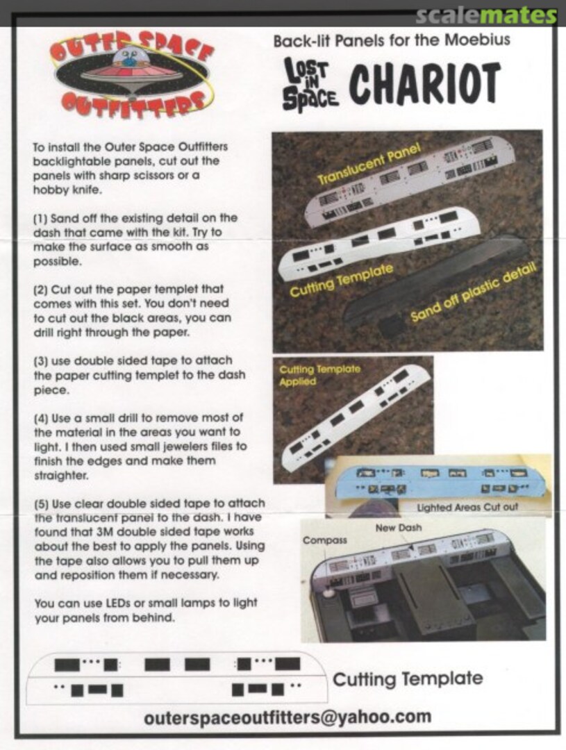 Boxart Back-lit Panels for Chariot Outer Space Outfitters Boxart Back-lit Panels for Chariot Outer Space Outfitters