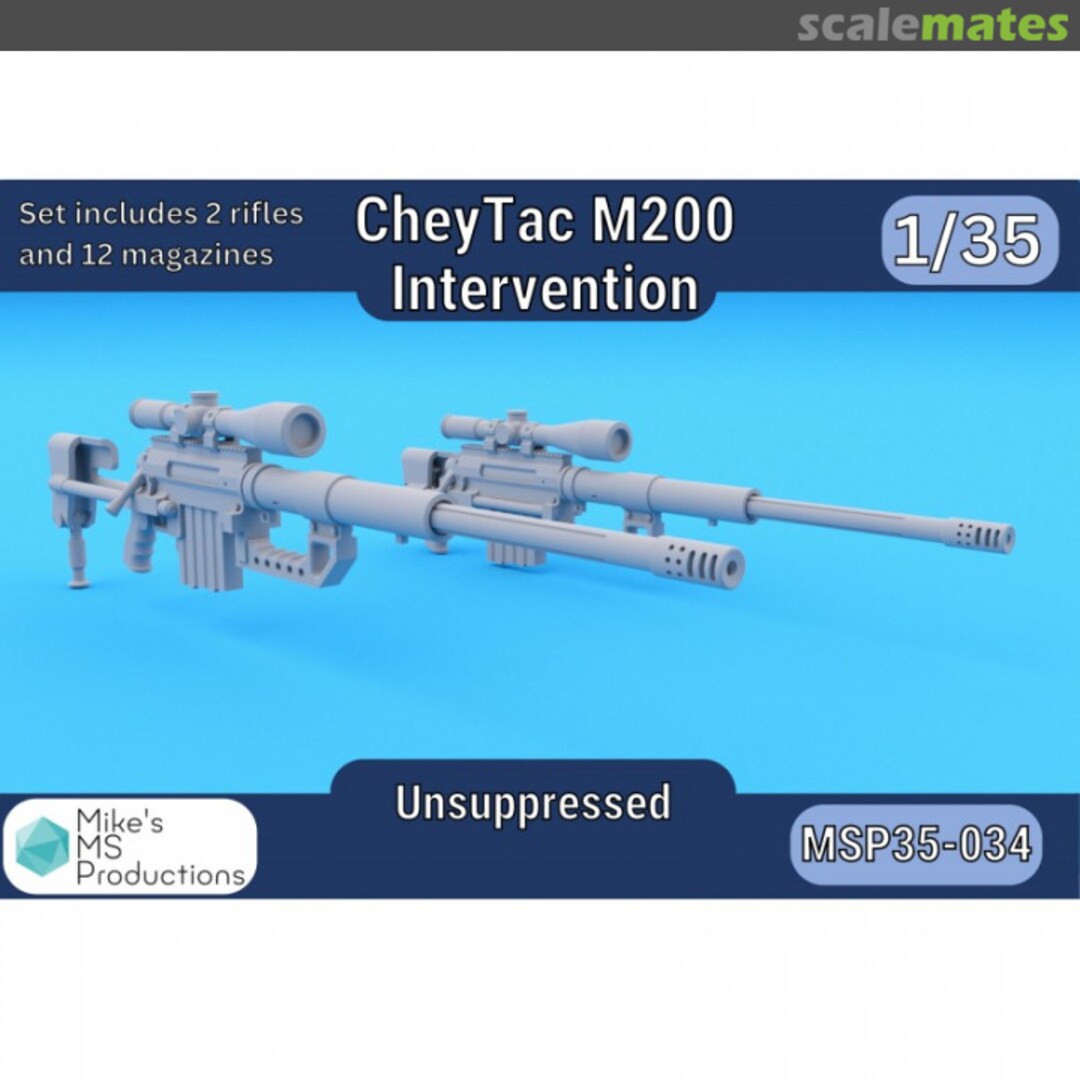 Boxart CheyTac M200 Intervention MSP35-034 Mike's MS Productions