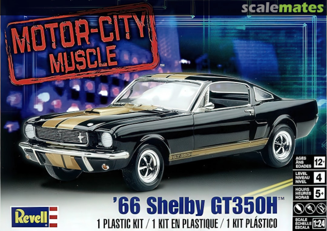 Boxart '66 Shelby GT350H 85-2482 Revell Boxart '66 Shelby GT350H 85-2482 Revell