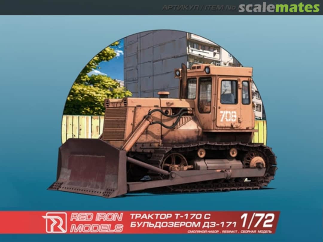 Boxart T-170 Tractor with DZ-171 bulldozer RIM72008 Red Iron Models Boxart T-170 Tractor with DZ-171 bulldozer RIM72008 Red Iron Models
