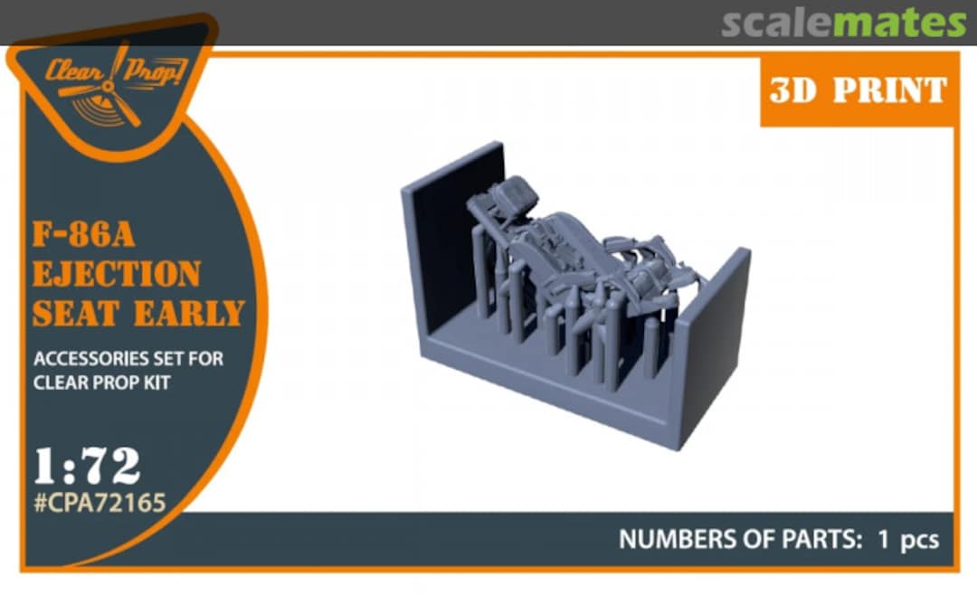Boxart F-86A Ejection Seat early CPA72165 Clear Prop!
