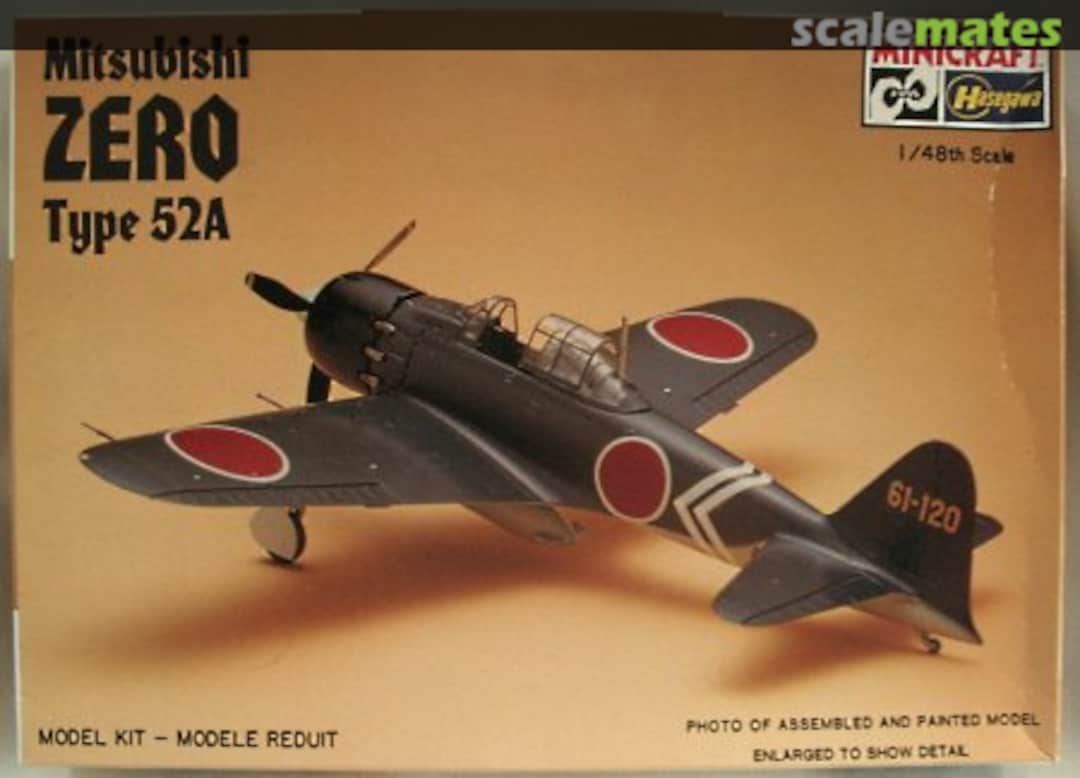 Boxart Mitsubishi Zero Type 52A 1199 Minicraft Hasegawa Boxart Mitsubishi Zero Type 52A 1199 Minicraft Hasegawa