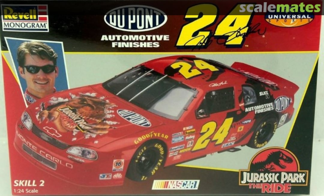 Boxart #24 Jurassic Park The Ride DuPont Automotive Finishes 85-2525 Revell Monogram Boxart #24 Jurassic Park The Ride DuPont Automotive Finishes 85-2525 Revell Monogram