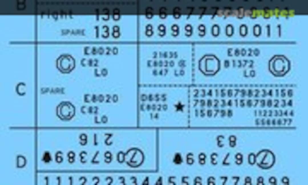 1:35 M4A3E2 casting symbols (Archer AR88058) AR88058