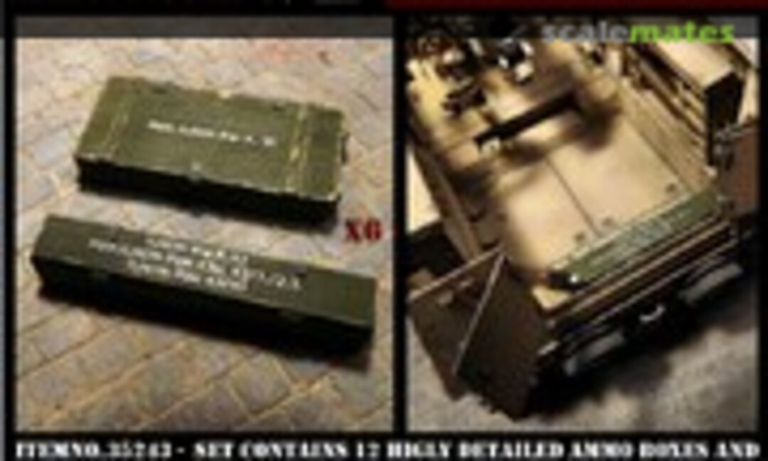 1:35 German 88mm Ammo Boxes (Reality in Scale 35243) 35243