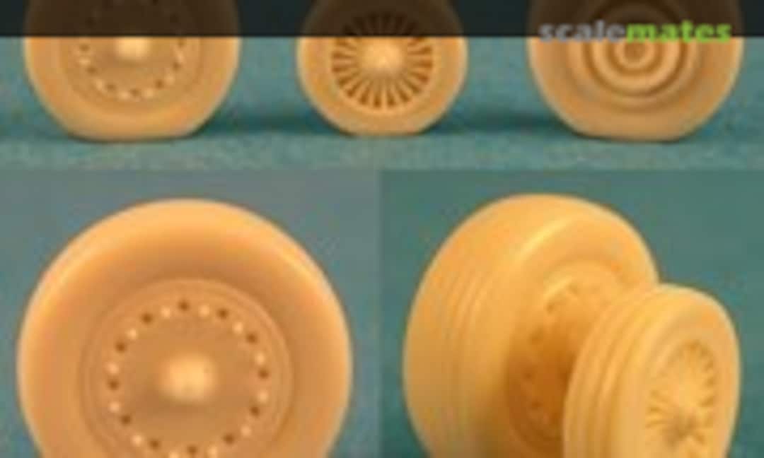 1:48 F-102 Delta Dagger - Weighted Wheels (Royale Resin R021) R021