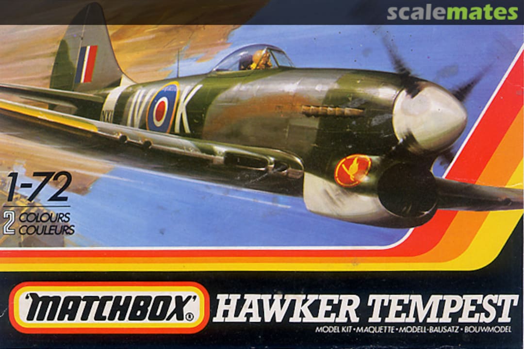 Boxart Hawker Tempest PK-23 Matchbox Boxart Hawker Tempest PK-23 Matchbox