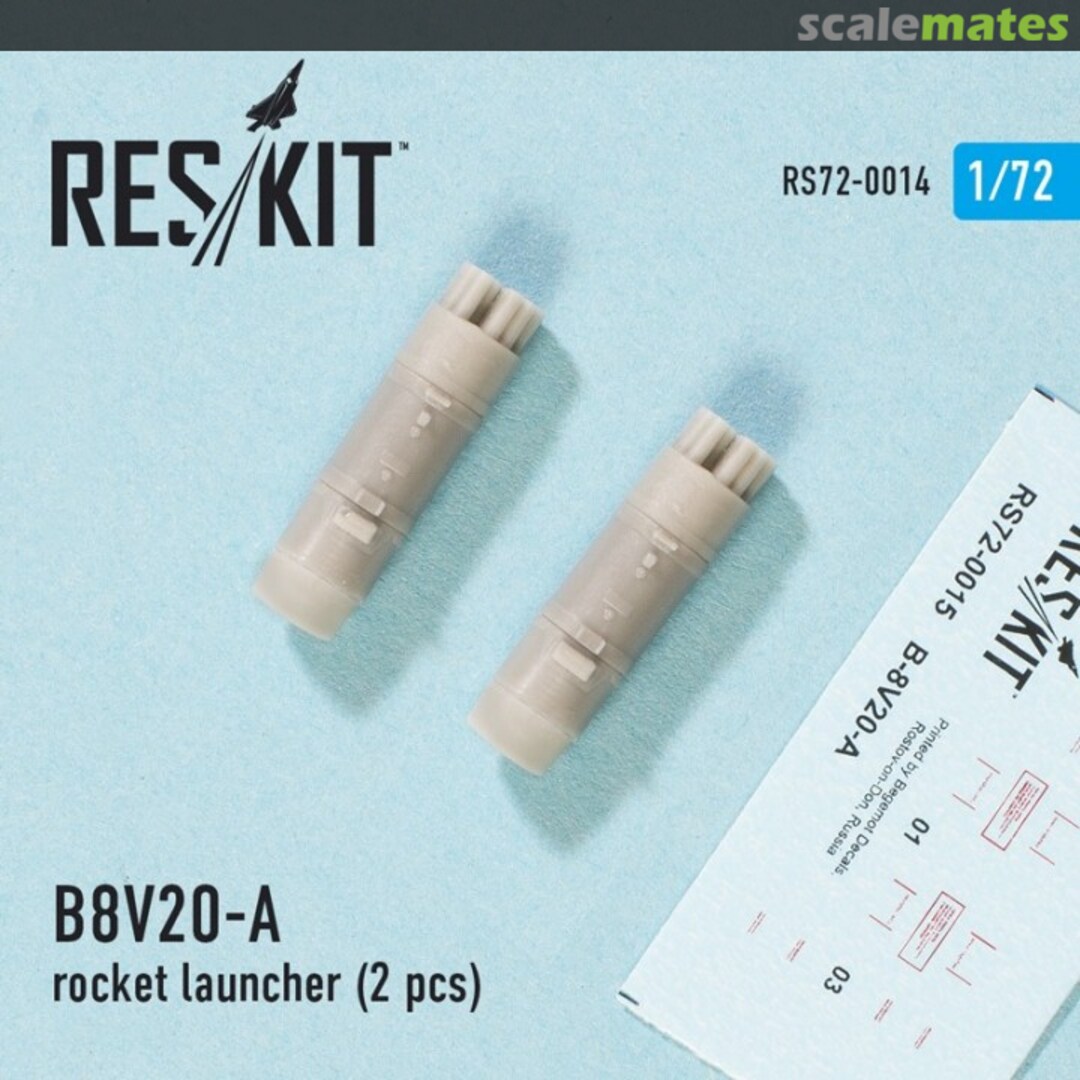 Boxart B8V20-А Rocket Launcher (2 Pcs.) RS72-0014 ResKit Boxart B8V20-А Rocket Launcher (2 Pcs.) RS72-0014 ResKit