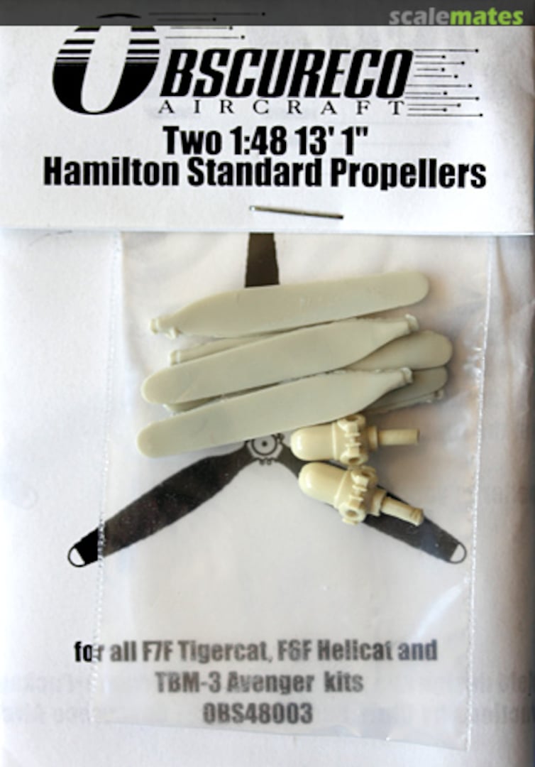 Boxart 13'1'' Hamilton Standard Propeller OBS48003 Obscureco Aircraft Boxart 13'1'' Hamilton Standard Propeller OBS48003 Obscureco Aircraft