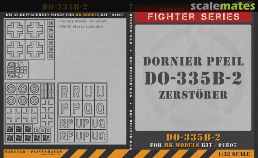 Boxart Dornier Do-335B-2 Pfeil MM32081 Maketar