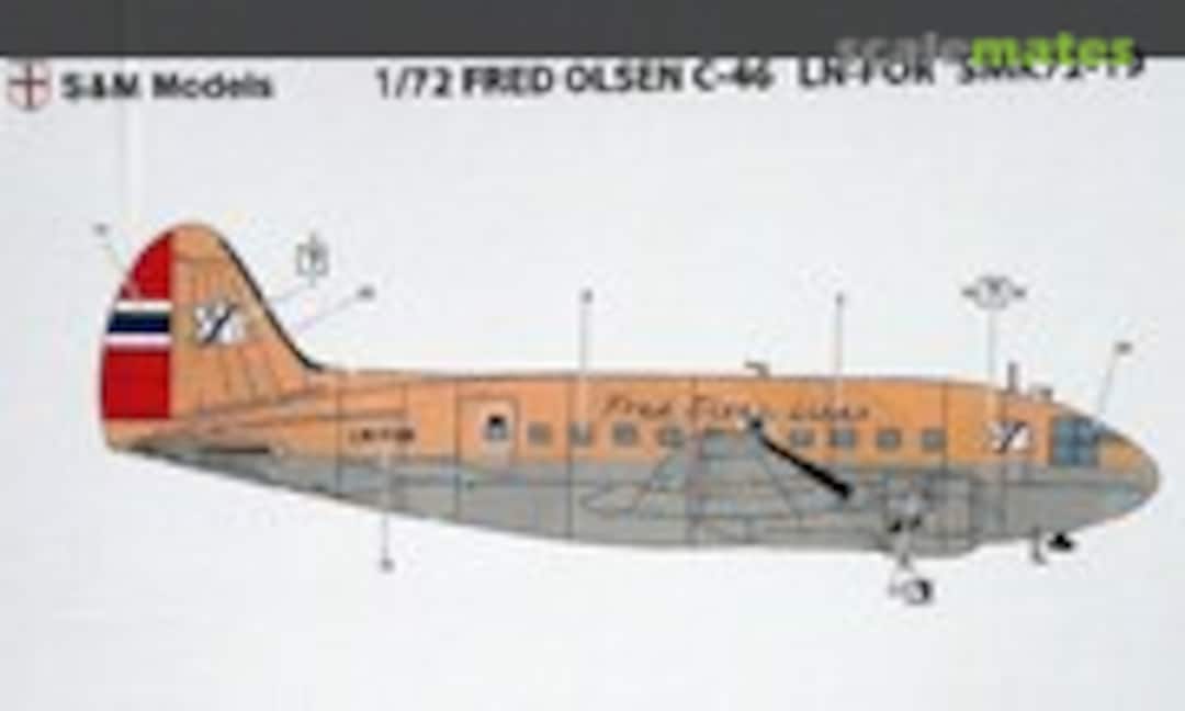 1:72 Fred Olsen C-46 LN-FOR (S&amp;M Models SMK72-19)