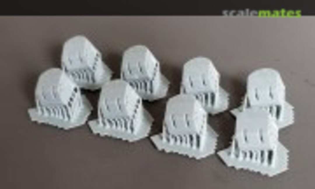 1:429 USS Pennsylvania BB-38 5"/38 cal. Mk.32 Twin-gun Mounts (Model Monkey 426-5in38 Mk32-8) 426-5in38 Mk32-8