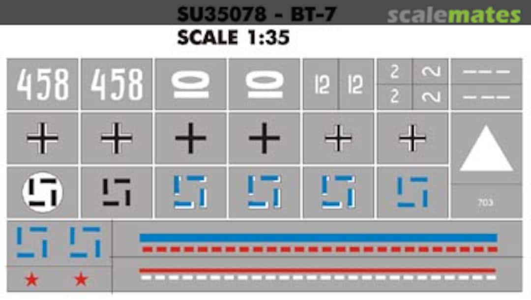Boxart Mask for BT-7 SU35078 Hobby Plus Boxart Mask for BT-7 SU35078 Hobby Plus