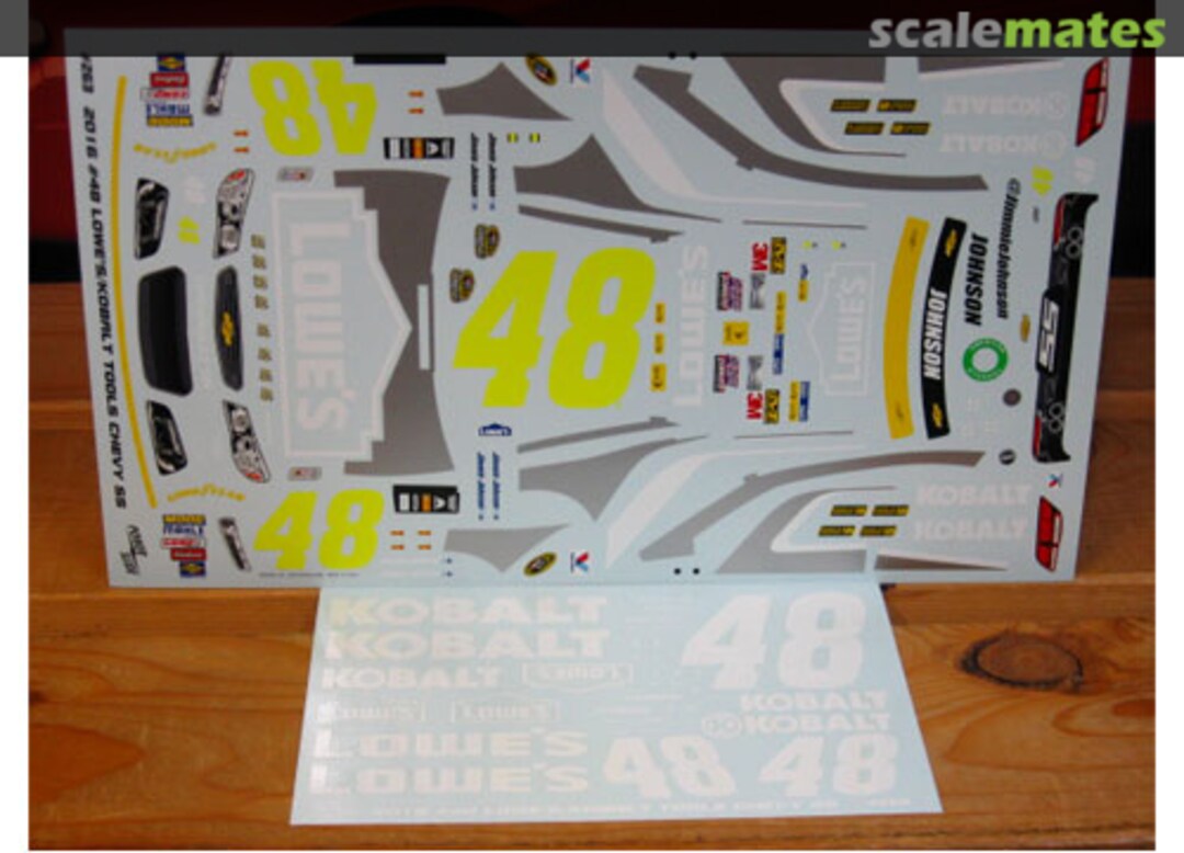 Boxart #48 Lowe's Kobalt Chevy SS PS-263 Powerslide Decals Boxart #48 Lowe's Kobalt Chevy SS PS-263 Powerslide Decals
