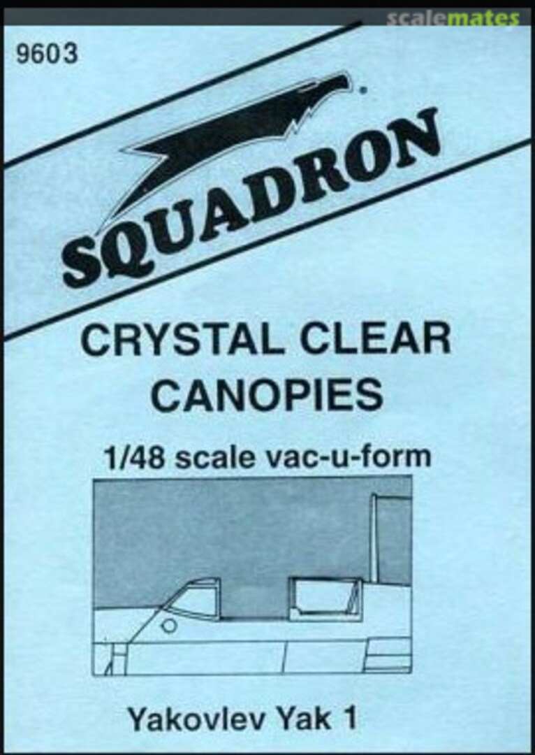 Boxart Yakovlev Yak 1 9603 Squadron Boxart Yakovlev Yak 1 9603 Squadron