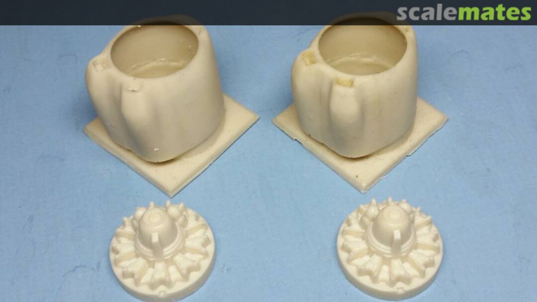 Boxart B-26 Martin Marauder Resin Corrected Replacement Cowls w/engines 109ace Boxart B-26 Martin Marauder Resin Corrected Replacement Cowls w/engines 109ace