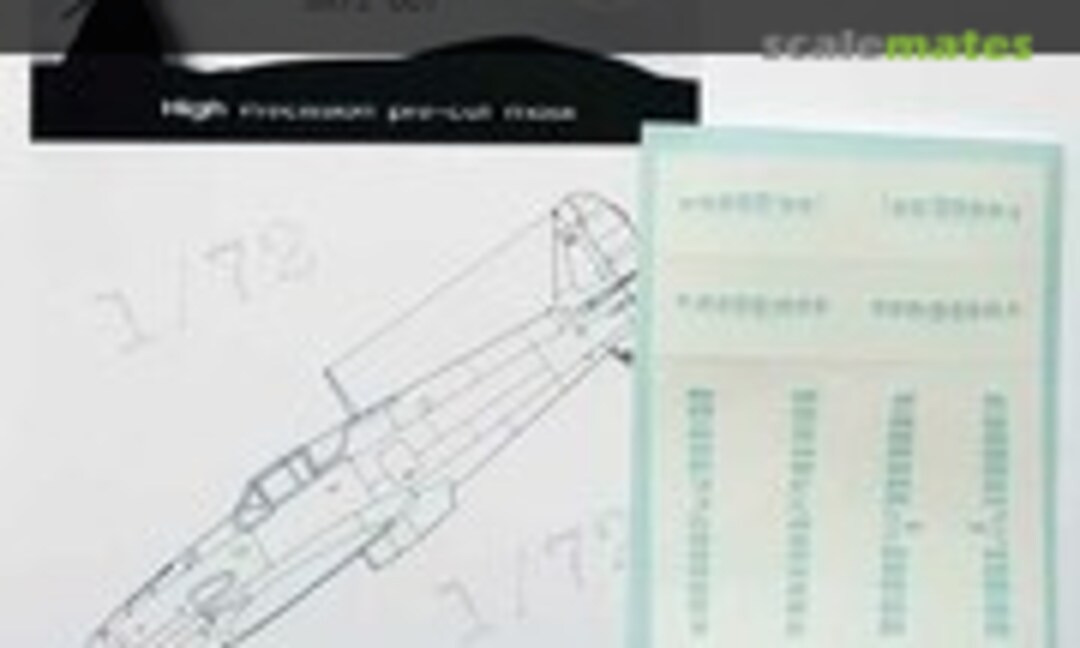 1:72 Kawasaki Ki-61-I Hien Control Surfaces Masks (DEAD Design Models SM72007) SM72007
