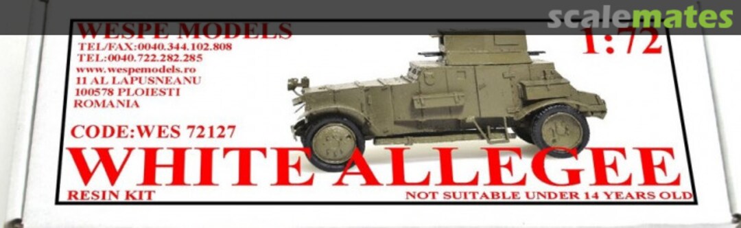 Boxart White Allegee WES 72127 Wespe Models