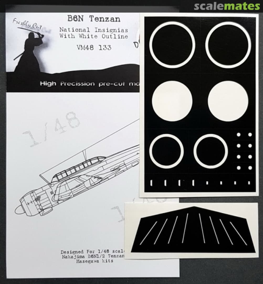 Boxart B6N Tenzan Nat. ins. Masks VM48133 DEAD Design Models Boxart B6N Tenzan Nat. ins. Masks VM48133 DEAD Design Models