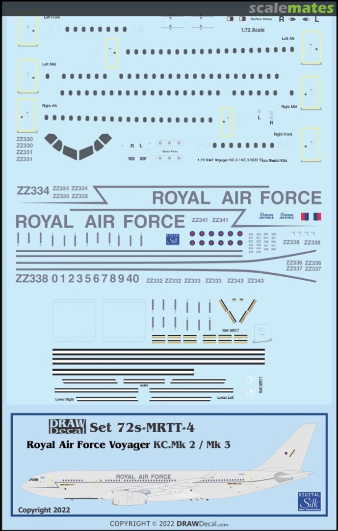 Boxart Royal Air Force Voyager KC.Mk 2 / Mk 3 72s-MRTT-4 Draw Decal Boxart Royal Air Force Voyager KC.Mk 2 / Mk 3 72s-MRTT-4 Draw Decal