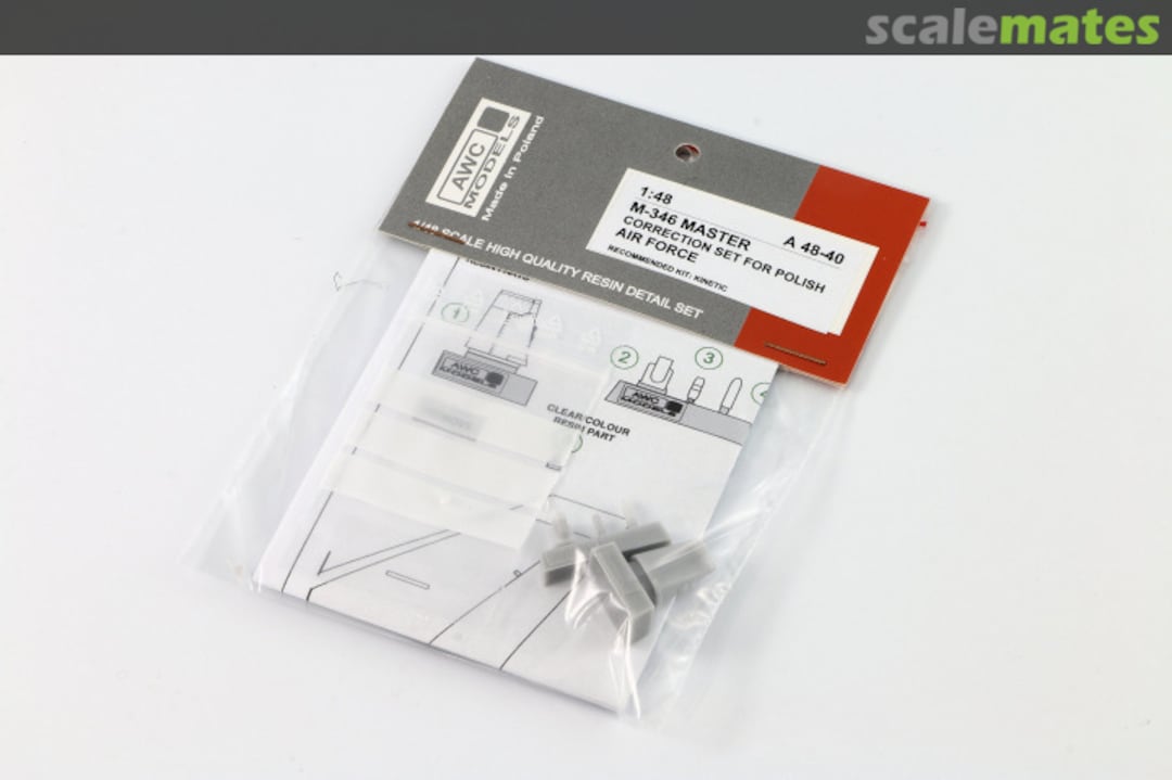Boxart M-346 Master Correction Set For Polish Air Force A48-40 AWC Models