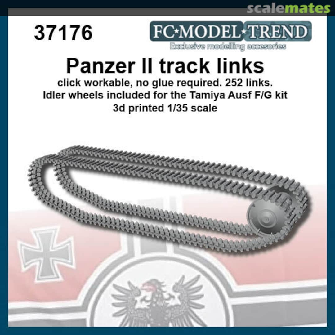 Boxart Panzer II, workable tracks, clic system, no pins 37176 FC Model Trend Boxart Panzer II, workable tracks, clic system, no pins 37176 FC Model Trend