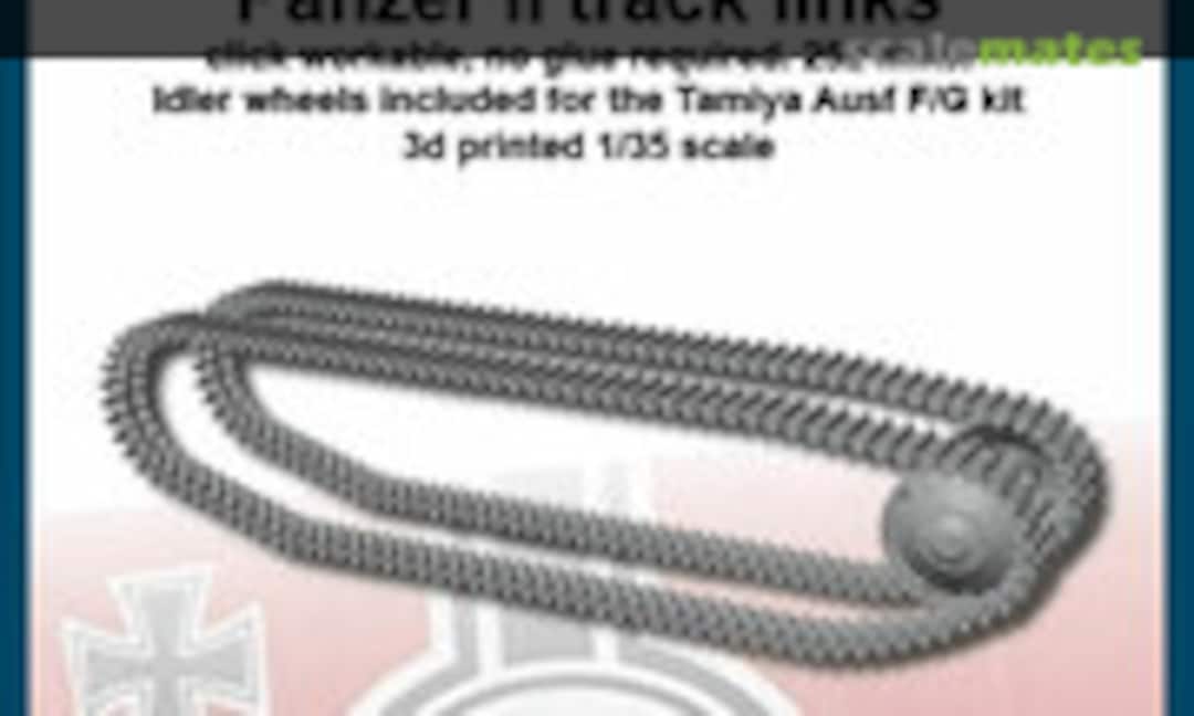 1:35 Panzer II, workable tracks, clic system, no pins (FC Model Trend 37176) 37176