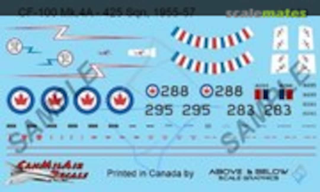 1:48 Avro CF-100 Canuck Mk. 4A - 425 Sqn (1955-57) (Above & Below Graphics 659)