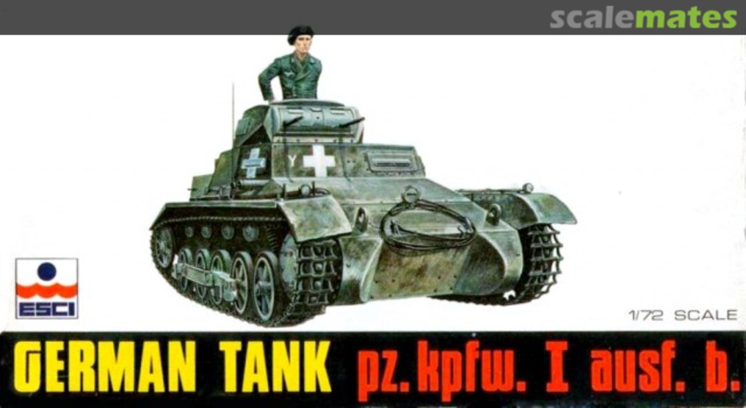 Boxart Pz.Kpfw. I Ausf. B 8024 ESCI Boxart Pz.Kpfw. I Ausf. B 8024 ESCI
