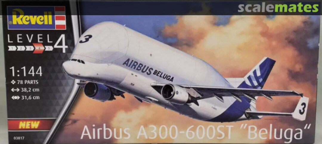 Boxart Airbus A300-600ST “Beluga” 03817 Revell Boxart Airbus A300-600ST “Beluga” 03817 Revell