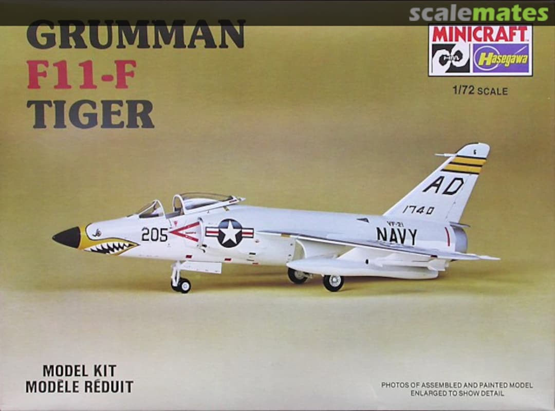 Boxart Grumman F11-F Tiger 1151 Minicraft Hasegawa Boxart Grumman F11-F Tiger 1151 Minicraft Hasegawa