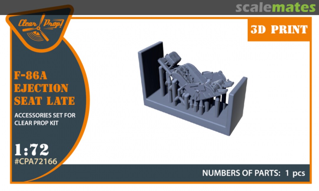 Boxart F-86A Ejection Seat late CPA72166 Clear Prop! Boxart F-86A Ejection Seat late CPA72166 Clear Prop!