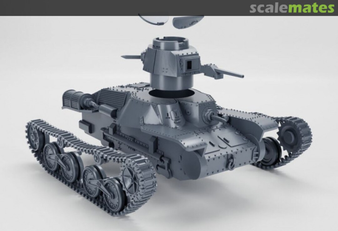 Boxart Light Tank Type 95 Ha-Go - open hatch 72011911 EMP3d Boxart Light Tank Type 95 Ha-Go - open hatch 72011911 EMP3d