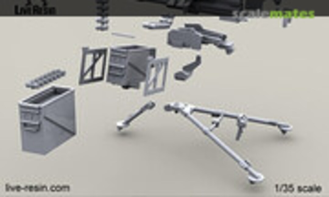 1:35 MK19-3 40mm Grenade Machine Gun on MK93 Machine Gun Mount with M3 tripod (Live Resin LRE-35075) LRE-35075