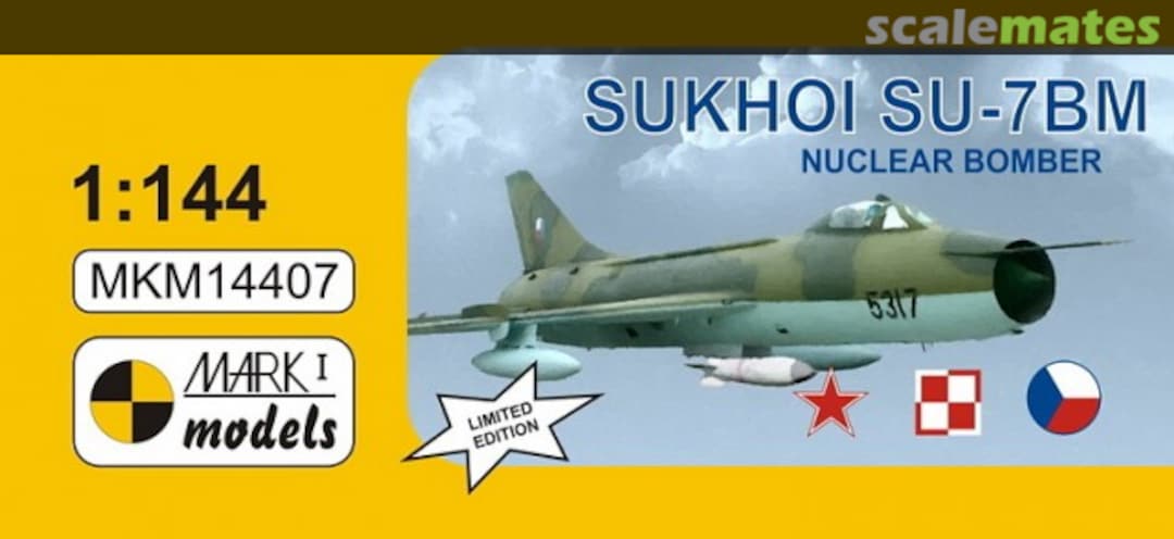 Boxart Sukhoi Su-7BM Nuclear Bomber MKM14407 Mark I Models Boxart Sukhoi Su-7BM Nuclear Bomber MKM14407 Mark I Models
