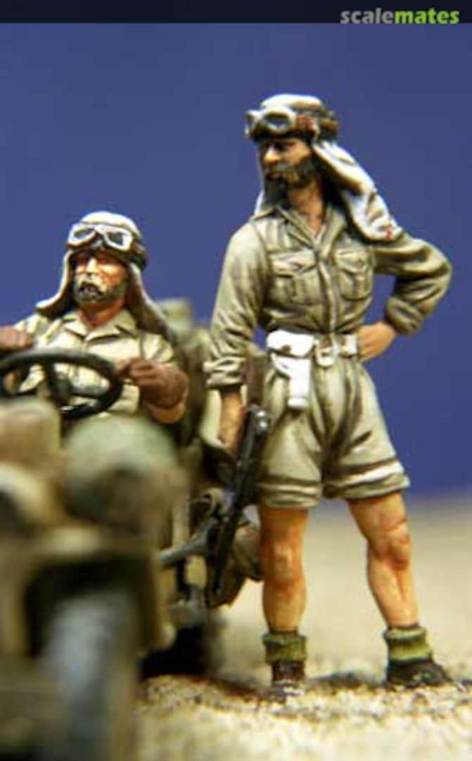 Boxart Two British SAS (LRDG) Figures, Western Desert WWII 48M007 Dartmoor Military Models