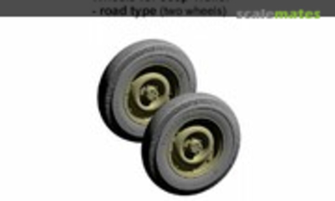 1:35 Wheels for Jeep Trailer (SKP model SKP 208) SKP 208