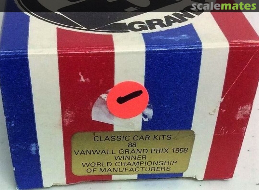 Boxart Vanwall F1´58 GPM088 Grand Prix Models Boxart Vanwall F1´58 GPM088 Grand Prix Models