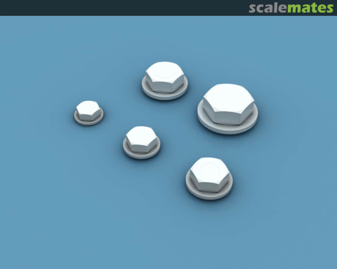 Boxart Nuts & Washers Type 2 / 0.6mm-1.2mm (200 pcs) AN019 ANYZ Boxart Nuts & Washers Type 2 / 0.6mm-1.2mm (200 pcs) AN019 ANYZ